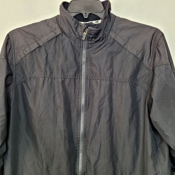 Nike Black Windbreaker Jacket Size Large - Picture 2 of 11